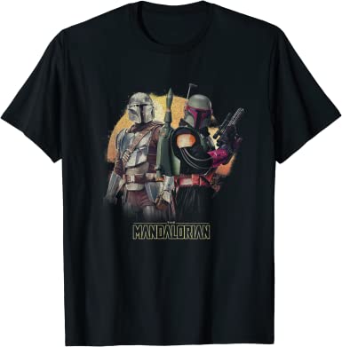 Star Wars: The Mandalorian & Boba Fett Team Up R15 T-Shirt