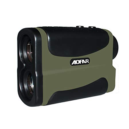 AOFAR 700 Yards 6X 25mm Laser Rangefinder for Golf Hunting, Measurement Range finder with Speed Scan and Fog
