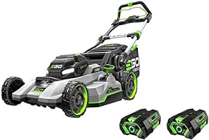 EGO LM2132SP-2 21-Inch Select Cut™ Self-Propelled Lawn Mower with Touch Drive™, (2) 4.0Ah Batteries and 550W Rapid Charger Included.