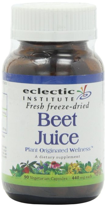 Beet Juice Freeze-Dried Eclectic Institute 90 Caps