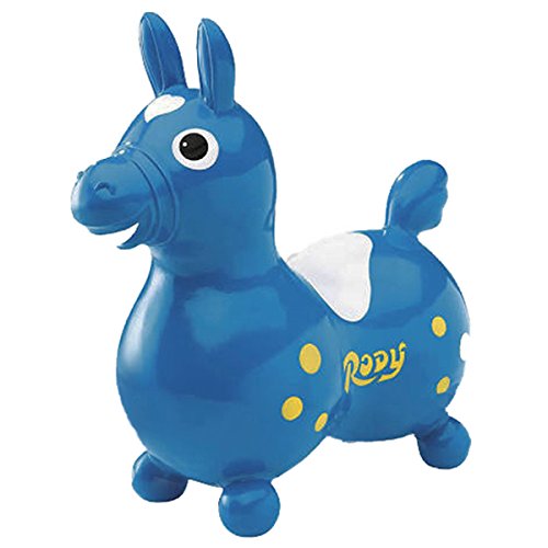 Gymnic / Rody Inflatable Hopping Horse, Blue