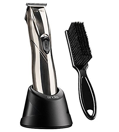 Andis Slimline Pro Li Cordless T-Blade Trimmer with a BeauWis Blade Brush