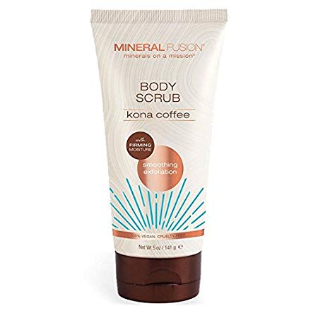 Mineral Fusion Body Scrub, Kona Coffee, 5 Ounce