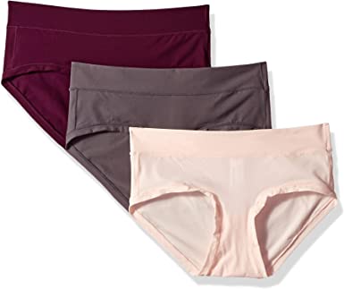 Amazon Brand - Mae Women's 3 Pack Perfect Fit Hipster Underwear