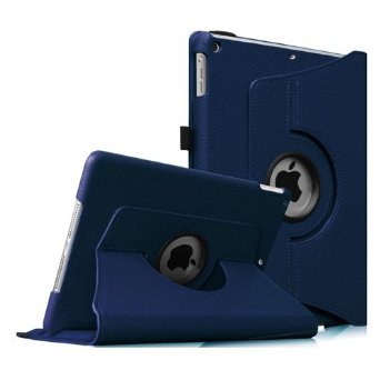 Fintie Apple iPad Air Case - 360 Degree Rotating Stand Case Cover with Auto Sleep / Wake Feature for iPad Air (iPad 5th Generation) 2013 Model, Navy