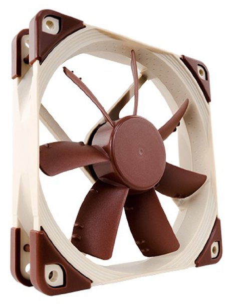 Noctua 120mm, 2 speed setting Anti-Stall Knobs Design SSO2 Bearing Case Cooling Fan NF-S12A ULN