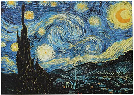 1000 Piece Puzzles for Adults, Starry Night Jigsaw Puzzle Difficult and Challenge (Starry Night Puzzle)