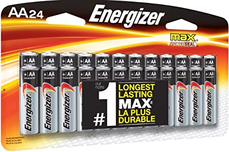 Energizer Max Premium AA Batteries, Alkaline Double A Battery, 24 Count (Packaging may vary)