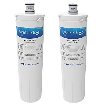 Waterdrop Refrigerator Water Filter Replacement for Bosch 640565, CS-52, 2 Pack