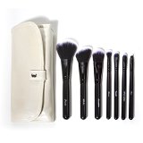 Makeup Brushes With Labeled Handles - Professional Quality Synthetic Cosmetic Brush Set - For Powder Blush Foundation Liner Eyeshadow Blending All Over Shadow And Concealer With Travel Case