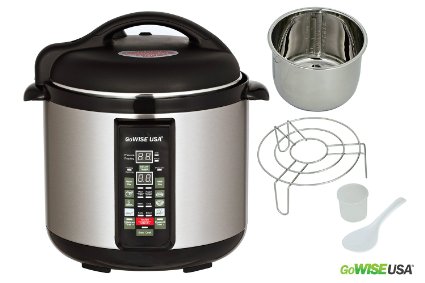 Stainless-steel Cooking Pot/ 6-in-1 Electric Pressure Cooker/Slow Cooker (6 QT)