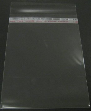 100 5 1/4 x 7 1/8 clear Bags for 5x7 mat matting
