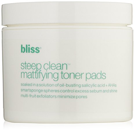 bliss Steep Clean Mattifying Toner Pads