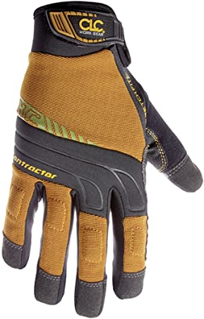 Custom Leathercraft 160X Contractor XtraCoverage Flex Grip Work Gloves, Extra Large