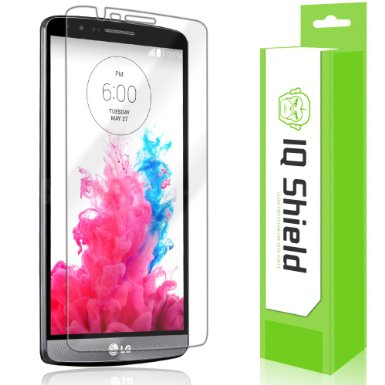 IQ Shield LiQuidSkin - LG G3 Screen Protector with Lifetime Replacement Warranty - High Definition HD Ultra Clear Screen Smart Film - Premium Protective Screen Guard - Extremely Smooth  Self-Healing  Bubble-Free Shield - Kit comes in Frustration-Free Retail Packaging ATampT Verizon Sprint T-Mobile