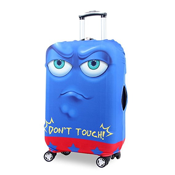 Myosotis510 Cute 3D Luggage Protector Suitcase Cover 18-32 Inch