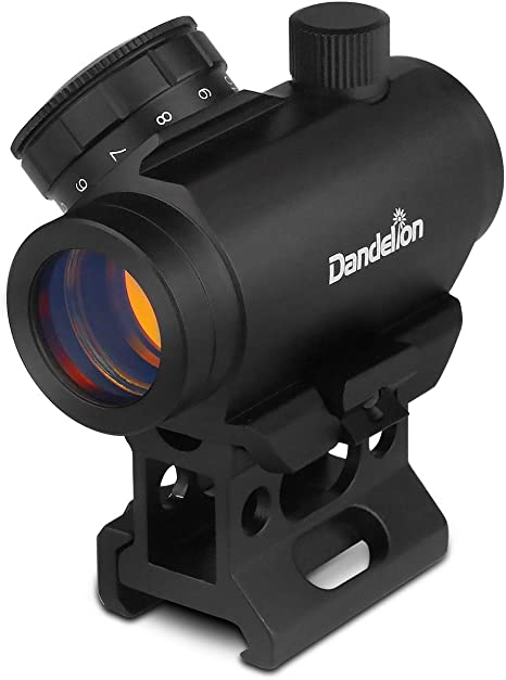Dandelion Red Dot Sight,4 MOA Micro Rifle Scope with 11 Brightness Levels,1x25mm Tactical Reflex Sight Waterproof & Shockproof & Fog-Proof Compact Scope
