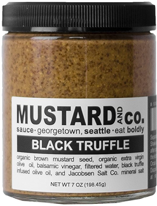 Mustard and Co. - Black Truffle - 7oz Jar