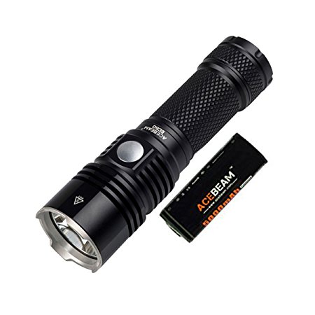 Acebeam EC60 CREE LED XHP35 2000 Lumen with 5000 mAh 26650 Battery USB Rechargeable Torch
