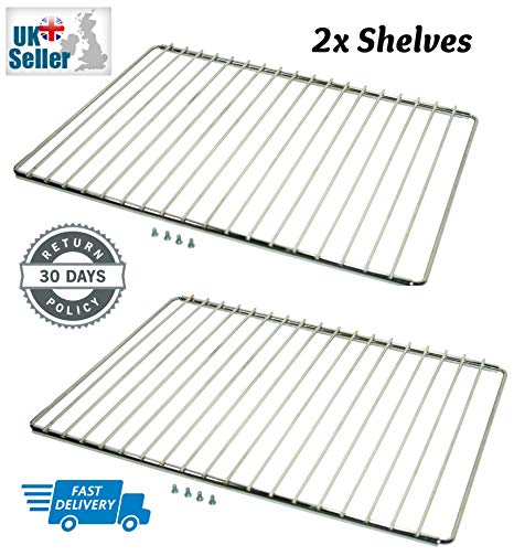 First4Spares Extendable Oven Cooker Shelf Rack (360mm-600mm), Pack of 2