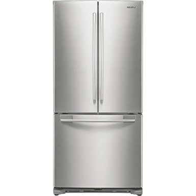 Samsung RF217ACPN Energy Star 19.7 Cu. Ft. 33 In. Wide French Door Refrigerator with Freezer Drawer, Platinum