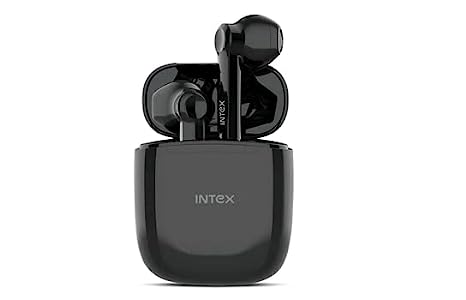 Intex Air Studs Amaze in Ear TWS Earbuds with Mic (Devil Black)