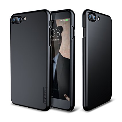 iPhone 7 Plus Case, IRONGRAM [Glossy Black] Ultra Slim Fit thin Case All-around shock resistant PC case for Apple iPhone 7 Plus (Jet Black)