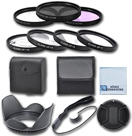 67mm High resolution Pro series Multi Coated HD 3 Pc. Digital Filter Set   67mm Pro Series 4pc HD Macro Close Up Filter Set  1  2  4  10   Hard Tulip Lens Hood   Universal Lens Cap Keeper   Snap On Lens Cap For Tamron Zoom Wide Angle-Telephoto AF 28-75mm f/2.8 XR Di LD Aspherical (IF) Autofocus Lens, Zoom Super Wide Angle SP AF 17-50mm f/2.8 XR Di II LD Aspherical [IF] Autofocus Lens, 28-300mm f/3.5-6.3 XR Di VC LD Aspherical IF Macro Lens and More Models   eCost Microfiber Cleaning Cloth