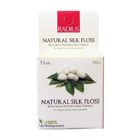 RADIUS Natural Biodegradable Silk Floss 33 Yrd