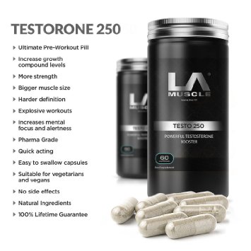 LA Muscle Testorone 250 | Natural Testosterone Booster | Lean Muscle & Strength