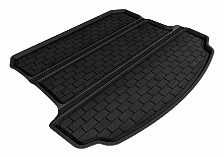 3D MAXpider Cargo Custom Fit All-Weather Floor Mat for Select Acura MDX Models - Kagu Rubber (Black)