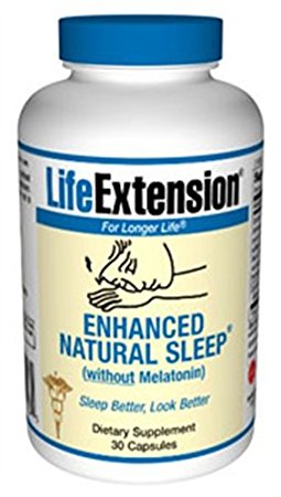 Enhanced Natural Sleep (Without Melatonin) 30 Capsules (Pack of 2)