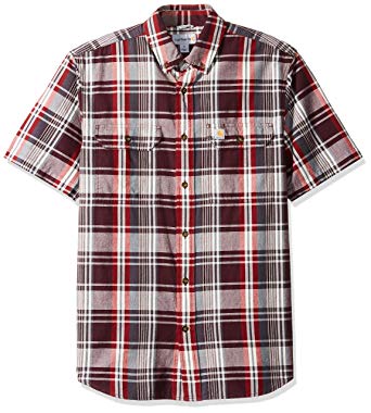 Carhartt Men's Fort Plaid Short Sleeve Shirt