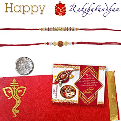SnapGalaxy Rudraksh Rakhi for Your Brother R14