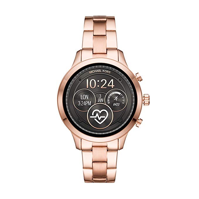 Michael Kors Access  Runway Stainless Steel Smartwatch, Color: Rose Gold Tone (Model: MKT5046)