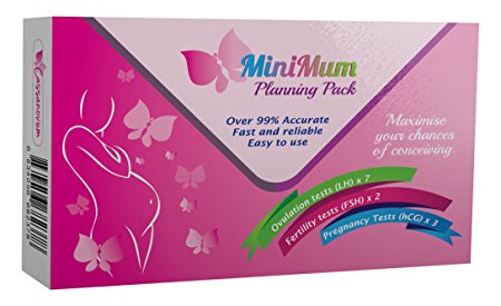 Cassanovum Minimum Pregnancy Planning Pack contains Female Fertility Tests/Ovulation Tests/Pregnancy Tests