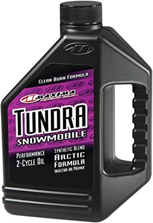 Maxima 249128 Tundra Snowmobile 2-Stroke Premix/Injector Oil - 1 Gallon Bottle