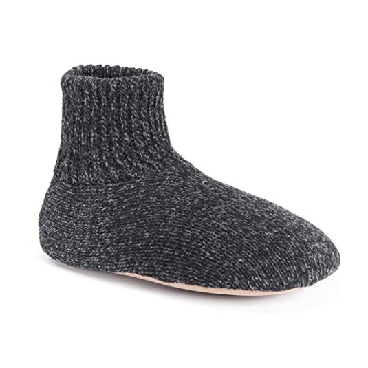 MUK LUKS Morty-Men's Ragg Wool Slipper Sock