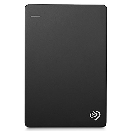 Seagate Backup Plus Slim 2TB Portable External Hard Drive with Mobile Device Backup (Black)