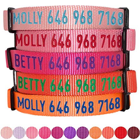 Blueberry Pet Essentials 22 Colors Classic Solid Color Collection - Regular Collars, Martingale Collars, Personalized Collars or Seatbelts