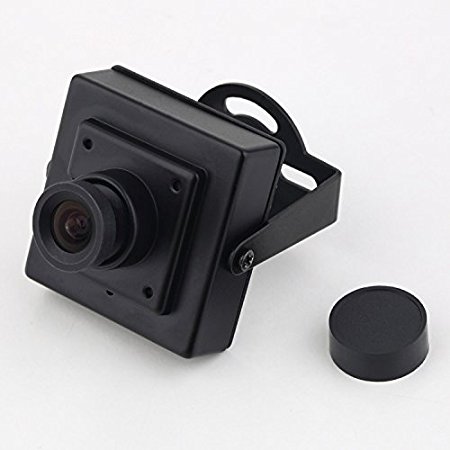 Makerfire® HD 700TVL PAL Format CMOS CCTV Security Video FPV Color Camera (Black)