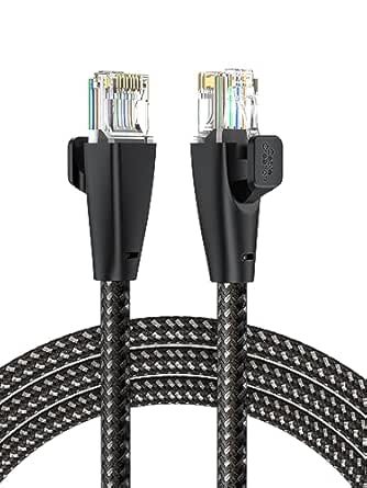 CableCreation Cat 6 Ethernet Cable 10 Feet, Braided Cat6 Gigabit Highly Speed 1000Mbps Internet Cable, RJ45 Network LAN Cord 26AWG for PC, PS5, PS4, PS3, Xbox, Smart TV, Router