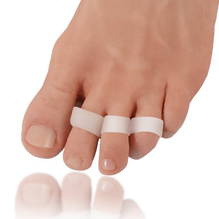 Dr. Frederick's Original 2 Piece Hammer Toe Treatment Set - Soft Gel Splints to Prevent Overlap