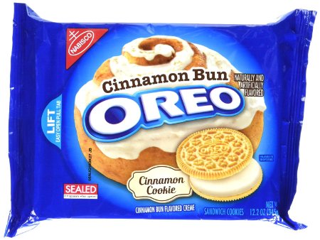 Oreo Cinnamon Bun Sandwich Cookies (12.2-Ounce Package)