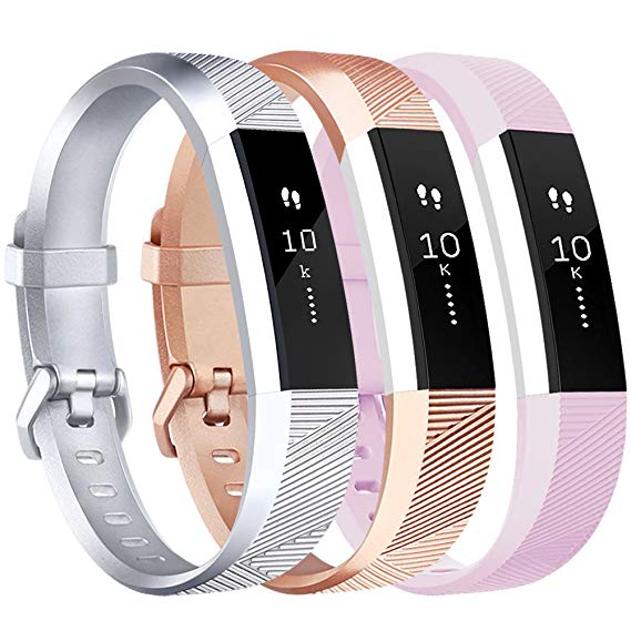 Vancle Replacement Bands with Metal Buckle for Fitbit Alta HR and Fitbit Alta