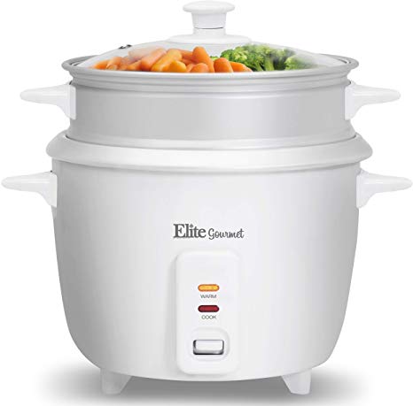 Maxi-Matic ERC-008ST Rice Cooker, 16 Cup, White