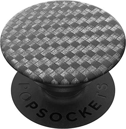 PopSockets: PopGrip Expanding Stand and Grip with a Swappable Top for Phones & Tablets - Carbonite Weave