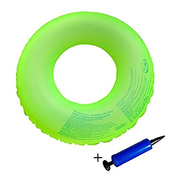 Pool Float,ZICA Clear Color Inflatable Transparent PVC Ring Swim Tube for Adult