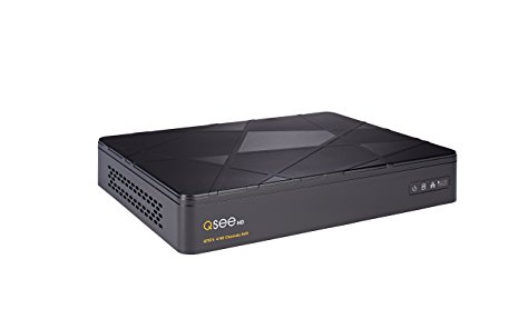 Q-See QT874-2 4-Channel 4MP H.265 HD IP NVR with 2 TB Hard Drive, Standalone Surveillance System (Black