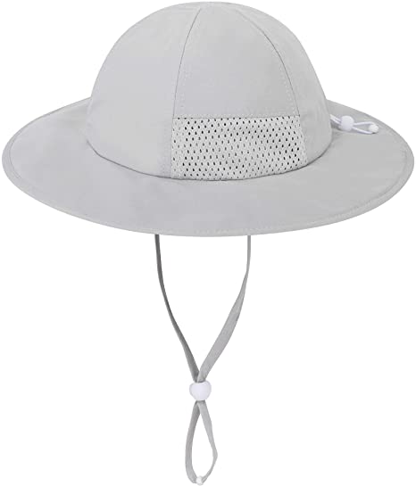 Simplicity Toddler's Adjustable UPF 50  Sun Protection Wide Brim Travel Hat